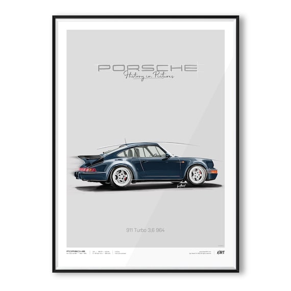 Porsche 911 Turbo 3,6 964 – Poster 50 X 70 - Etsy