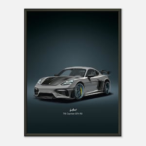 Porsche 718 Cayman GT4 RS – Premium Poster