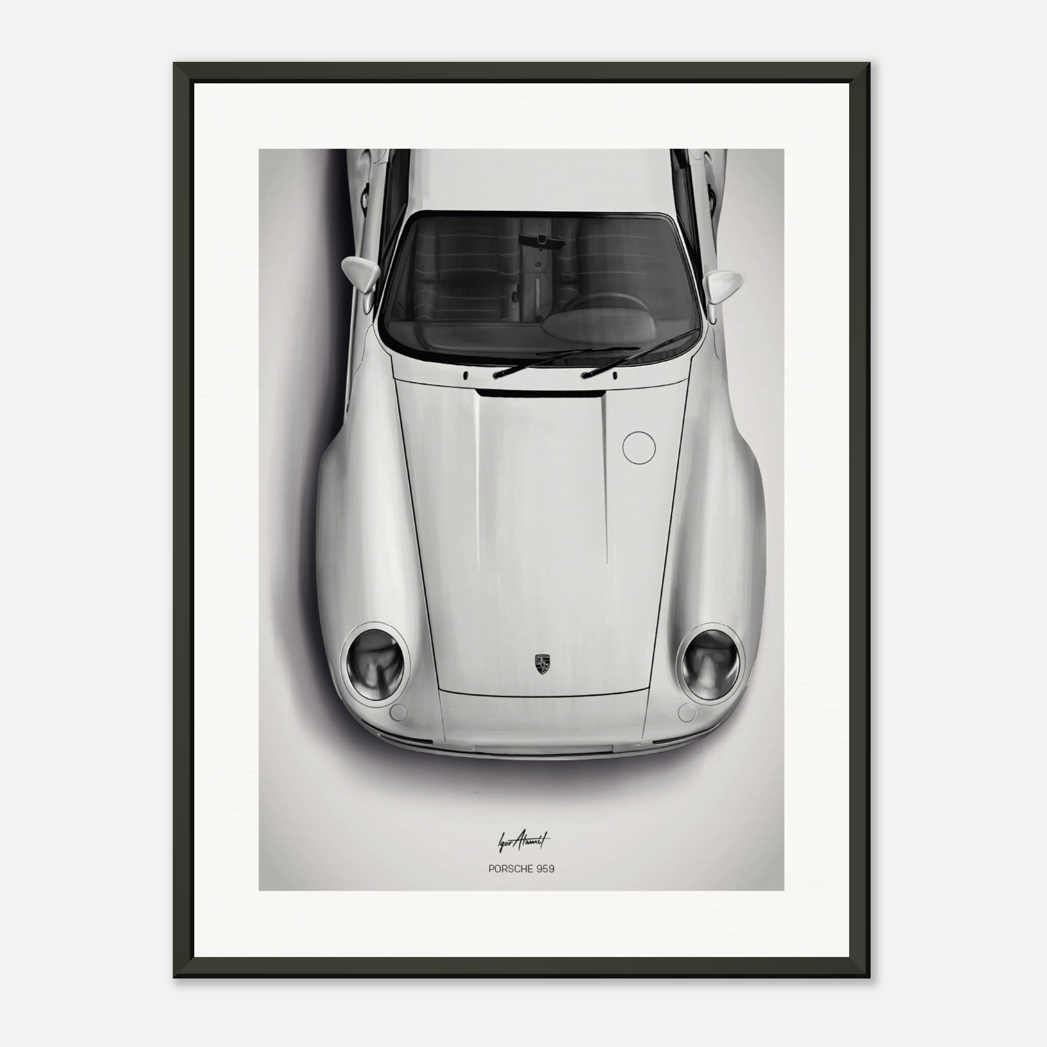 Porsche 959 | Shapes - Poster
