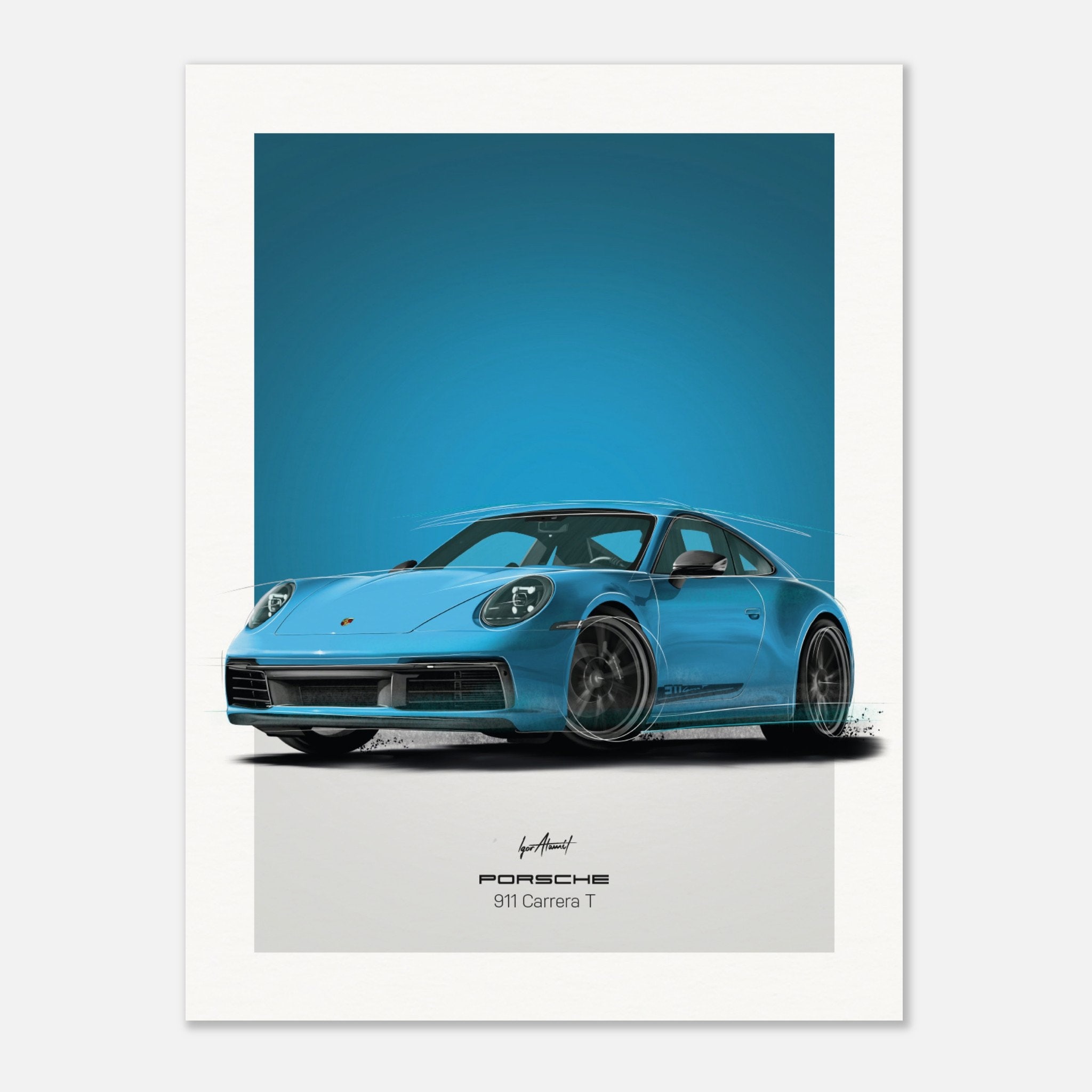 ポルシェ Carrera 911 ポスター il_fullxfull.6007456307_2bg1.jpg