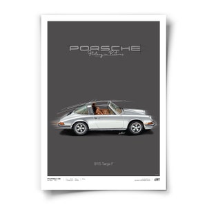 Porsche 911S Targa F – Poster 50 x 70