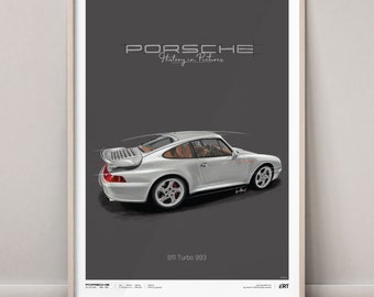 Porsche 911 Turbo 993 – Poster 50 X 70 - Etsy