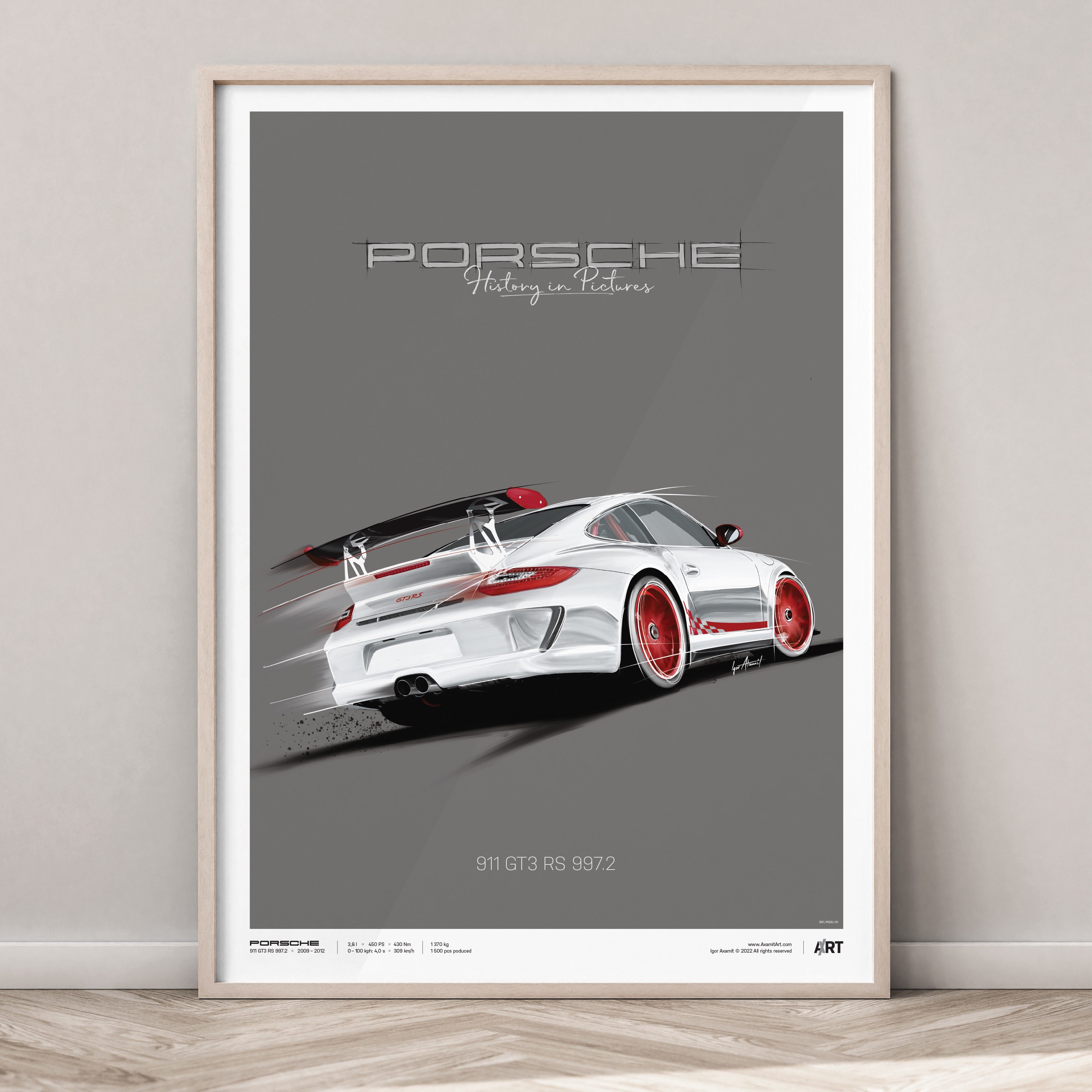 ポルシェ 911 GT3 RS ハードカバーカタログ Porsche 911 GT3 RS 997.2 – Poster 50 X 70 - Etsy