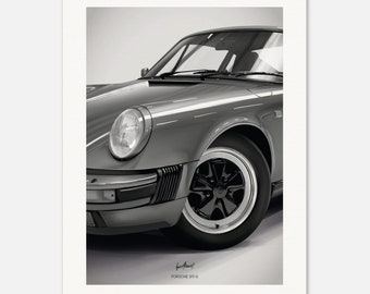 ポルシェ 911 G | シェイプス - ポスター - Etsy 日本