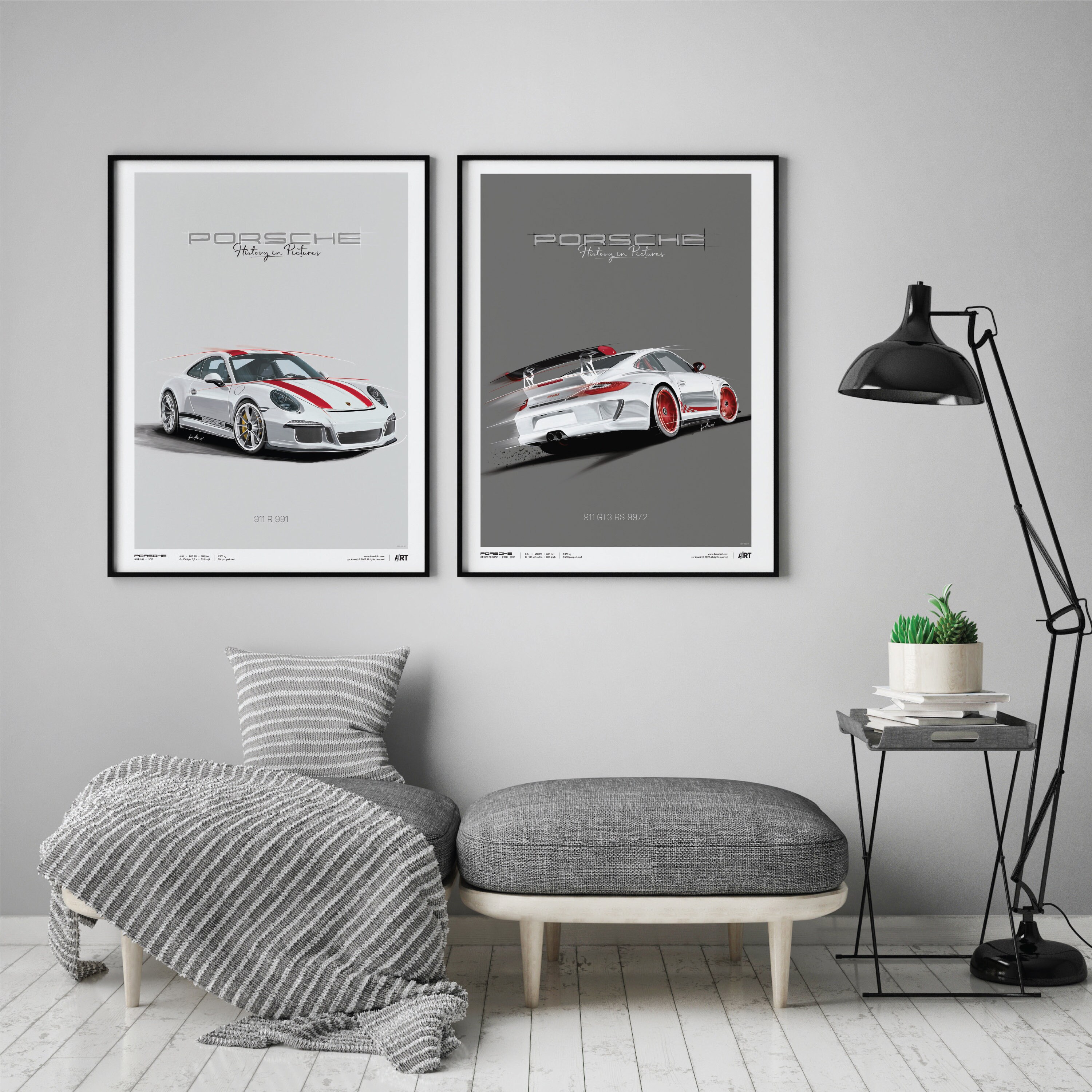 ポルシェ 911 カレラ 3.2 – ポスター 50 x 70 - Etsy 日本