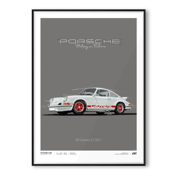 きんぎょページ Porsche 911 Carrera 2,7 RS F – Poster 50 X 70 - Etsy