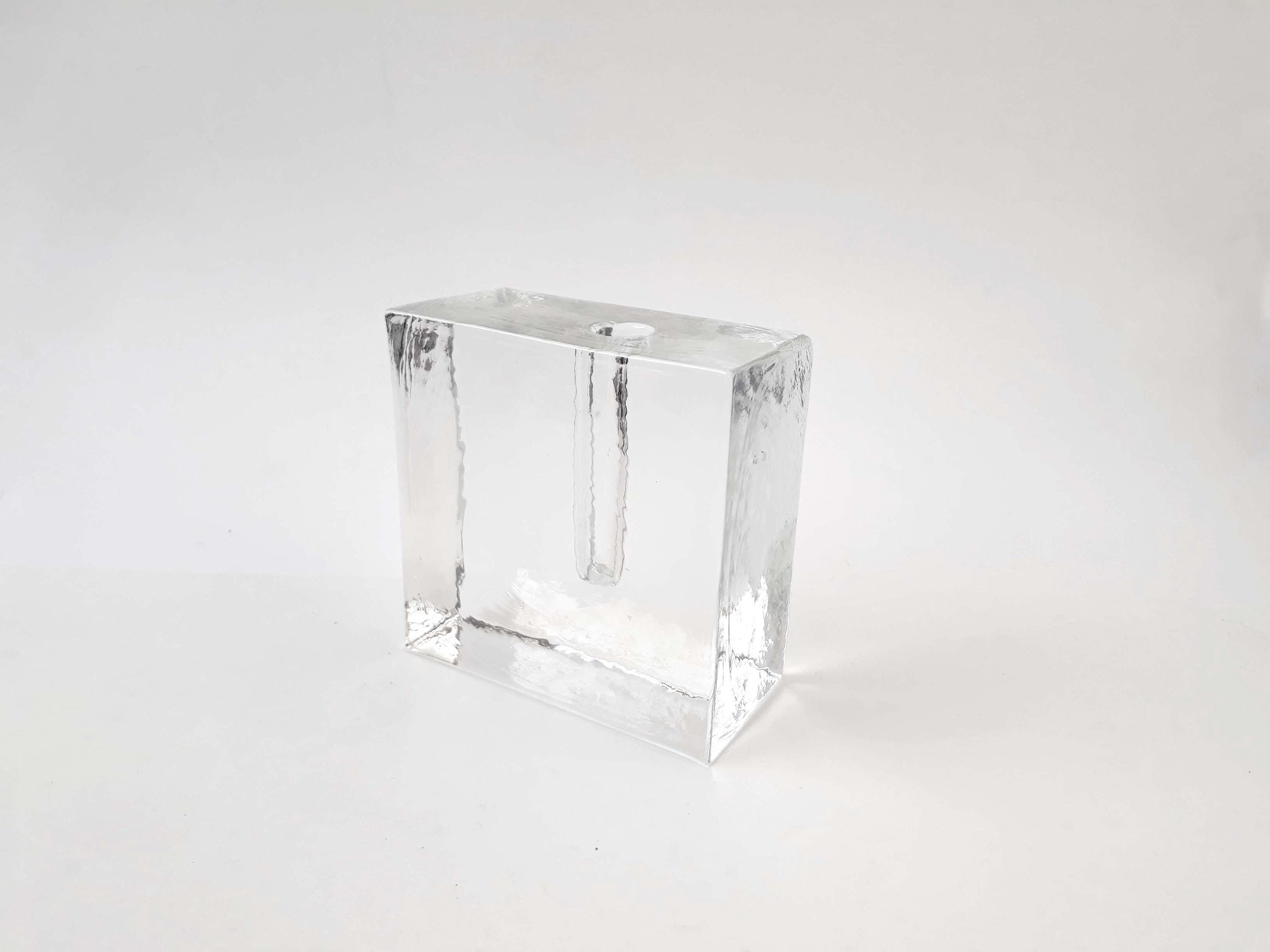 Glasvasen eckig