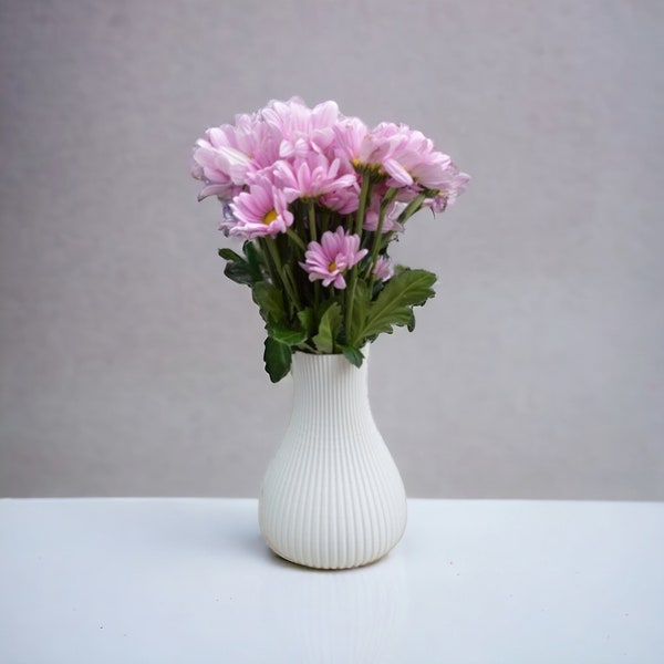 3d PRINTED Scandinavian Nordic Various FLOWERS VASE Gift for Home Decoration, Elegant Designed Modern Style Floral Display Accent Vessel