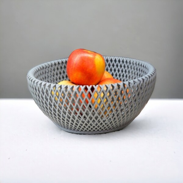 Exquisite 3D Printed Home Decor & Creative Design MINIMALIST FRUIT BOWL Gift for Any Occasion, Elegant Kitchen Accessories Snack Bowl