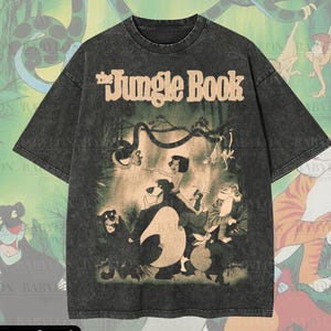 Oversized Jungle Book Shirt Mowgli Shirt Mowgli & Baloo Tee Magic Kingdom Disney Family Trip Shirts Retro Disneyworld Shirt Jungle Book Gift