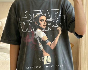 Vintage Padmé Amidala Star Wars Shirt: Disneyworld Tee, Padmé Attack of the Clones Shirt, Star Wars Padme Gift Tee, Disneyland Trip Shirt