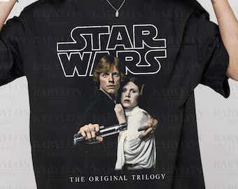 ヴィンテージ　スターウォーズ　ルーク　ハンソロ　オビワン　レイア　Tシャツ　古着 USA古着 スターウォーズ ハンソロ tシャツ グレー2XL
