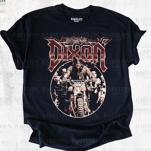 Vintage Daryl Dixon T Shirt The Walking Dead Shirt TWD Unisex Shirt Daryl Dixon Shirt, Rick Grimes tee, Walking Dead Merch Norman Reedus Tee