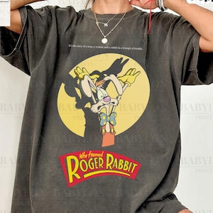 Vintage Who Framed Roger Rabbit T Shirt, Who Framed Roger Rabbit Characters Sweatshirt, WDW Family Matching Tee Disneyland Trip Gift T Shirt