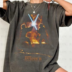 スターウォーズ　ヘイデン　クリステンセン　シスの復讐　 Tシャツ スターウォーズ シスの復讐 Tシャツ | アナキン vs オビ＝ワン