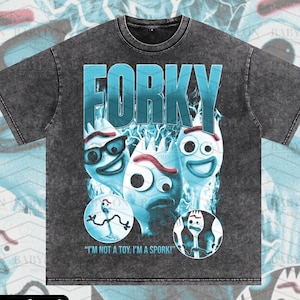 Oversized Toy Story Forky Shirt, Disneyland Forky Unisex Shirt Disneyworld Matching Shirt Disneyland Trip Shirt Disney World Toy Story Land