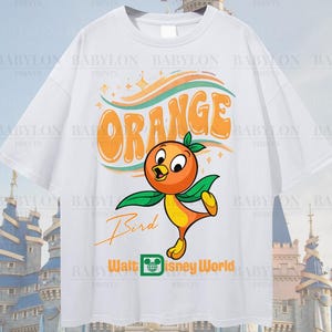 Oversized Disney Orange Bird T-shirt, Disneyland Trip Orange Bird Shirt Orange Bird Inspired Tee Epcot Flower And Garden Festival Summer Tee
