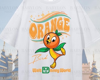 Oversized Disney Orange Bird T-shirt, Disneyland Trip Orange Bird Shirt Orange Bird Inspired Tee Epcot Flower And Garden Festival Summer Tee