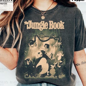Disney Jungle Book Shirt Mowgli Shirt Mowgli & Baloo Tee Magic Kingdom Disney Family Trip Shirts Retro Disneyworld Shirt Jungle Book Gift