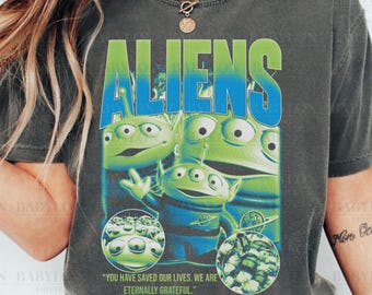 Toy Story Aliens T Shirt, Retro Alien Toy Story Disneyland WDW Matching Family Shirt, Magic Kingdom, Animal Kingdom Shirt, Toy Story Shirt