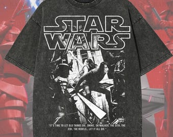 Oversized Kylo Ren Star Wars Shirt: Rey Skywalker The Last Jedi shirt, Star Wars Disney Shirt, Star Wars Villain Shirt, Dark Side Sith Shirt