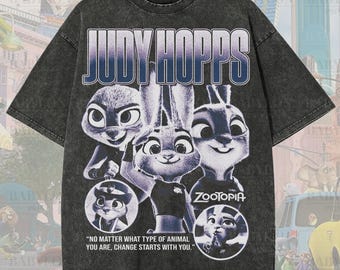 Oversized Judy Hopps Zootopia Shirt: Zootopia 2 Judy Hopps Shirt, Zootopia Disneyland Gift, Funny Disneyworld Tee, Disney Matching Shirts