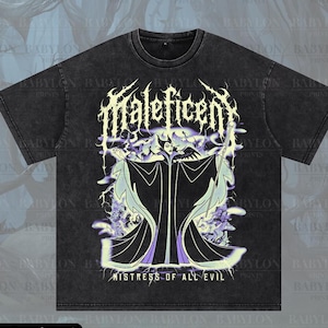 Oversized Disney Maleficent T Shirt, Aurora Maleficent T Shirt, Sleeping Beauty Tee, Disney Villain Shirt, Disneyworld Maleficent T Shirt