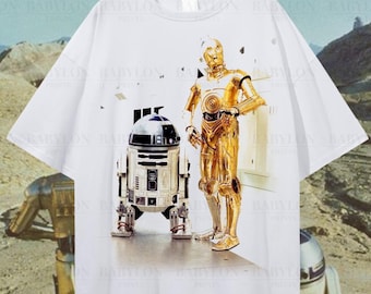 Oversized R2D2 C3PO Star Wars T Shirt: Star Wars New Hope Hoodie
