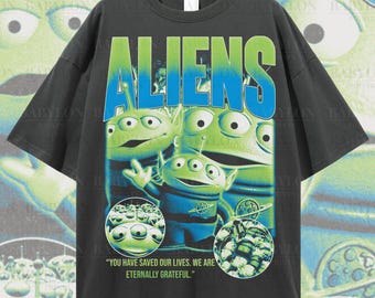 Oversized Toy Story Aliens T-Shirt: Alien Toy Story Disneyland Shirt Matching Family Shirt Magic Kingdom Toy Story Shirt Disneyworld Shirt