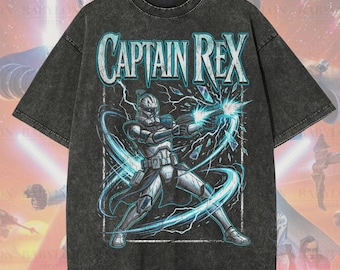 Oversized Captain Rex T-Shirt: Star Wars Clone Wars Hoodie, The Clone Wars Clone Trooper Sweatshirt, Star Wars 501st Clone Trooper Gifts