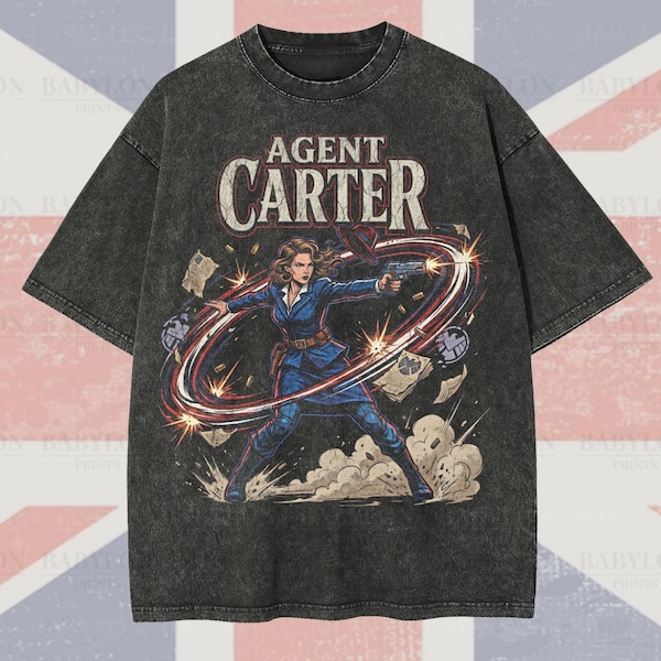Oversized Agent Carter Marvel Shirt: Peggy Carter Captain America Sweatshirt, Avengers T-Shirt, Disneyworld Marvel Shirts, Marvel gift