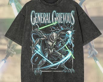 Camiseta extragrande de Star Wars del General Grievous: camiseta de La Venganza de los Sith, camiseta de Disneyworld, sudadera de Clone Wars, sudadera con capucha de Disney Star Wars