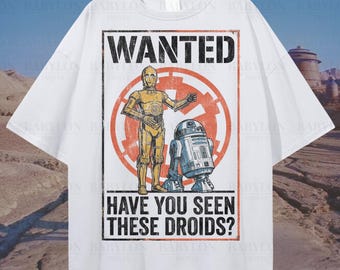 Oversized Star Wars C-3PO and R2-D2 Shirt: Star Wars Hoodie, R2 D2 Sweatshirt, C3PO Star Wars Tee, Disneyworld Matching Shirts, Disney Gifts