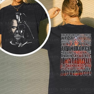 Vintage Anakin Revenge of the Sith Shirt Anakin Skywalker Shirt Darth Vader Tee Dark Side sith T-Shirt Star Wars Revenge of the Sith tee