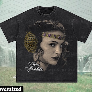 Oversized Padme Amidala Star Wars T Shirt Attack of the clones Disneyland shirt shirt Star Wars Movie Gift Queen Amidala T Shirt for her