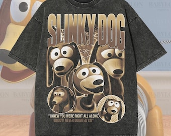Camiseta extragrande de Toy Story con Slinky Dog: camiseta de Toy Story con Slinky Dog, camiseta de Disneyland, camiseta de Disney Pixar, camisetas familiares a juego de Disneyworld