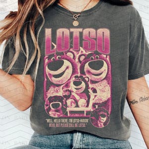 Vintage Lotso Bär Spielzeug Geschichte T Shirt, Spielzeug Geschichte 3 Lotso Shirt Spielzeug Geschichte Charaktere Shirt, Lotso Huggin Bär, Disney Toy Story Lotso Shirt