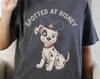 Retro Disney 101 Dalmatians T Shirt: Disney World Shirt, Disney Dog Shirt, Cruella Pongo Perdita Dalmatian Tee, Cute Disney Dog T-Shirt