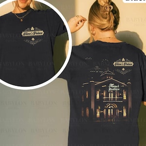 Retro Disney Tiana&#39;s Palace T Shirt, Double Sided Print The Princess and the Frog Shirt, Disneyland Family Matching Shirt Princess Tiana Tee