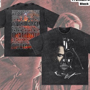 Oversized Anakin Revenge of the Sith Shirt Anakin Skywalker Shirt Darth Vader Tee Dark Side sith T-Shirt Star Wars Revenge of the Sith tee