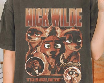ニック・ワイルド Tシャツ：ズートピア2 フォックスキャラクター衣装