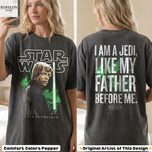 Vintage Luke Skywalker Star Wars T-Shirt: Return of the Jedi Sweatshirt, Star Wars Disneyworld May the 4th Shirt, Disneyland Jedi tee