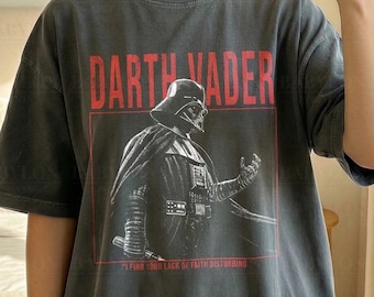 Vintage Darth Vader Star Wars T-shirt retro Darth Vader Empire Strikes Back shirt Star Wars Villains Disneyworld shirt Galaxy's edge Tee