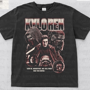 Vintage Kylo Ren Shirt Star Wars Retro Force Awakens Movie Shirt Star wars Villains Disney Sweatshirt Star Wars Gift Dark Side Sith Shirt