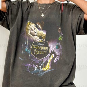 Camiseta vintage de La Bella Durmiente de Disney, camiseta de Aurora, camiseta de La Bella Durmiente, camiseta de la Princesa Aurora, camiseta de Disney Girl Trip, camiseta de Maléfica