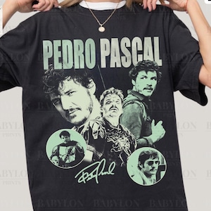 Vintage Pedro Pascal Shirt Pedro Pascal Fan T-Shirt Actor PEDRO PASCAL Shirt Pedro Pascal Fans Gift, Pedro Retro 90s Tees Actor Homage Shirt