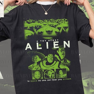 Toy Story ALIEN Shirt Toy Story Buzz Lightyear TShirt Toy Story Woody and Jesse Shirt Disneyland Shirts Disney Pixar Tee Scary Disney shirt