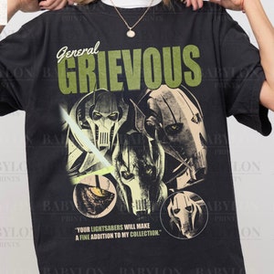 Vintage General Grievous T Shirt Star Wars Shirt Grievous Revenge of the Sith Tshirt Disneyland Tee Disneyworld Gift Clone Wars Grievous Tee