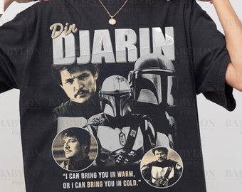 Camiseta mandaloriana Camiseta de Star Wars de Din Djarin Camiseta de Pedro Pascal Camiseta This Is The Way Camiseta de Star Wars de Disneyland Regalo mandaloriano de Disneyworld