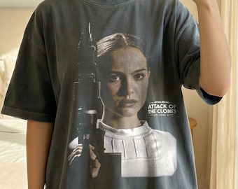 Vintage Padmé Amidala T Shirt Padme Attack of the Clones Shirt Star Wars Tee Disney World Star Wars Disney tee Attack of Clones Padme Outfit